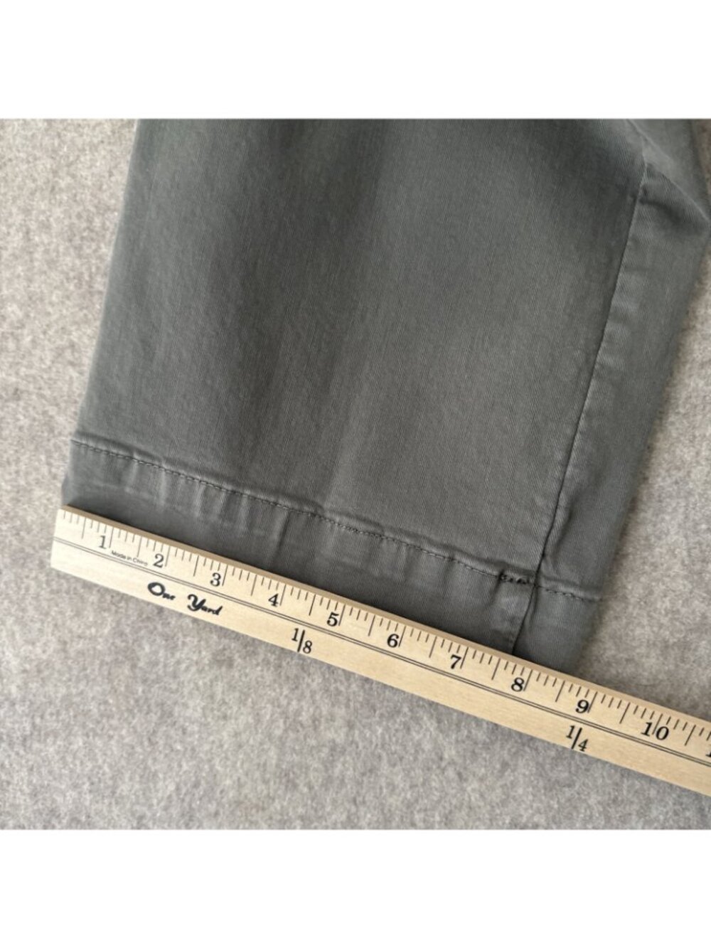 Marine Layer Bridget Wide Leg Crop Pants Womens 4 Slate Gray Cotton Stretch - Picture 11 of 16